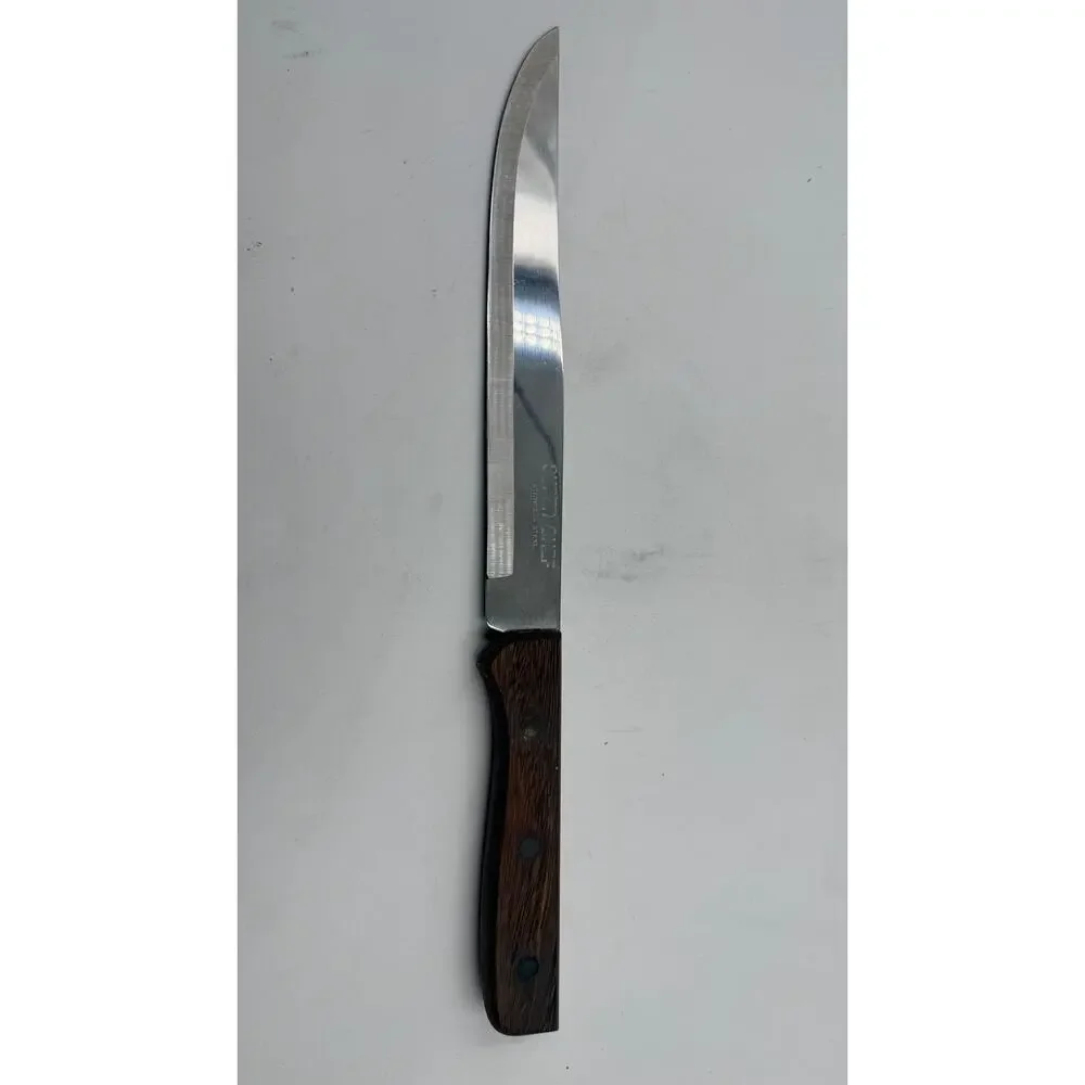 Super-Chef Everbrite S.STEEL carving knife 13'' Japan Wood Handle